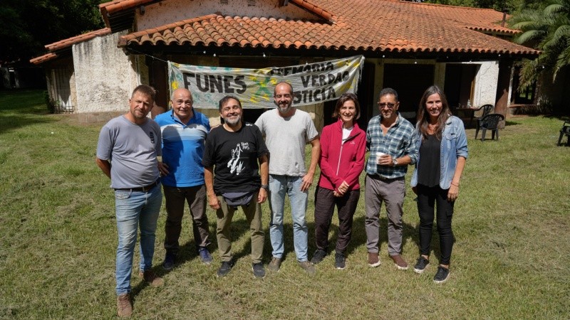La Mesa Promotora con funcionarios del área de Memoria de la provincia.