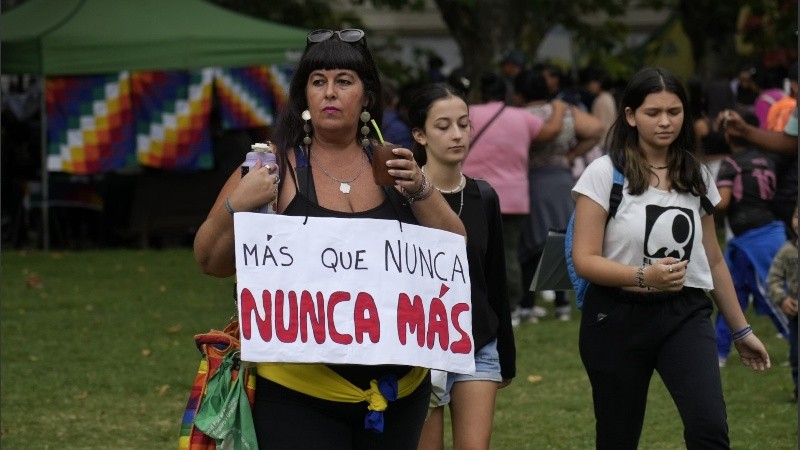 A 49 años del último golpe de Estado, Rosario se movilizó este lunes, 24 de marzo.