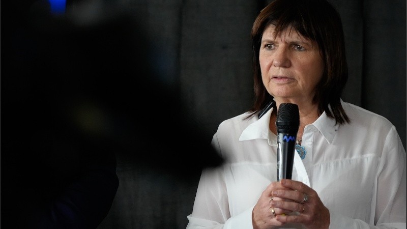 Bullrich en una de sus visitas a Rosario.