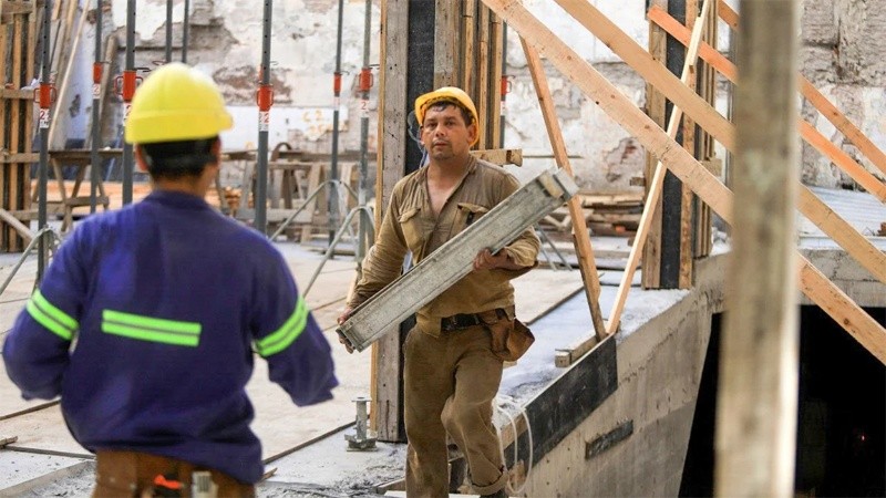 Los datos surgen del Índice Construya (IC).