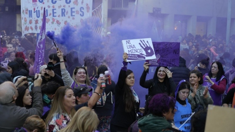 Nueva marcha en Rosario, a 10 años de Ni una menos.