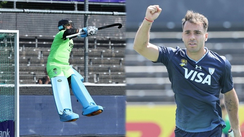 Tomás Santiago y Tomás Domene en plena celebración.