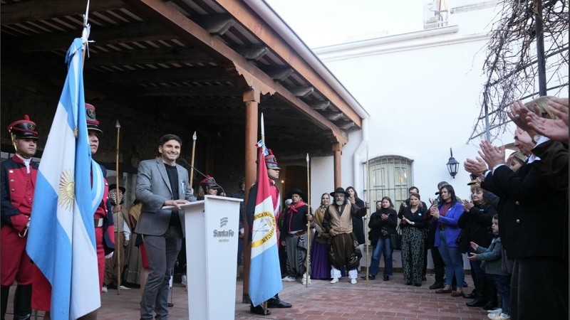 El acto se realizó en la Casa Museo del Brigadier López en la ciudad capital para conmemorar al prócer.