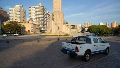 Restringen el estacionamiento en la zona del río por las promesas de lealtad a la Bandera