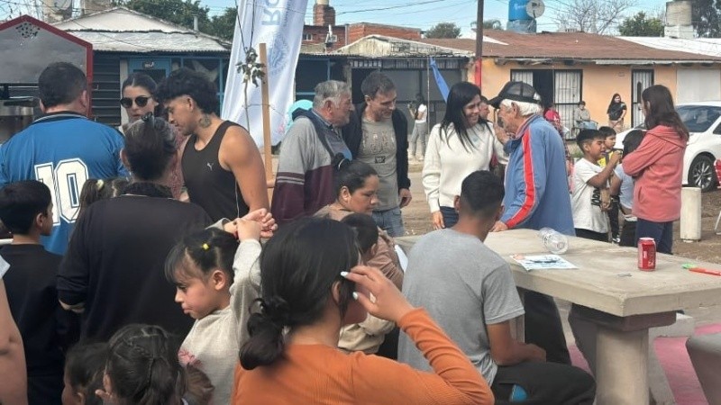 La plaza fue bautizada por los vecinos como “El Churrasco”.
