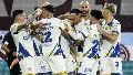 Con otro gol de penal de Di María, Central logró su primer triunfo y festejó con sus hinchas en Lanús