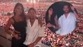 Lionel Messi y Antonela Roccuzzo fueron capturados por la kisscam en un show de Colplay: el saludo de Chris Martin al “mejor deportista”